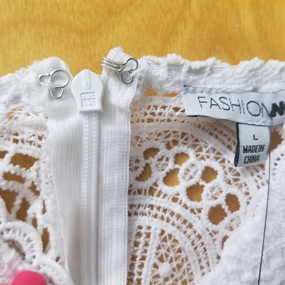 The Sunshine Crochet Mini Dress - Picture 10 of 11